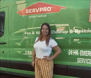 Tayler Bergeron, team member at SERVPRO of East Naples