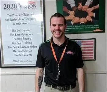 Nick Glovack, Technician Manager, team member at SERVPRO of West Seneca / Lancaster