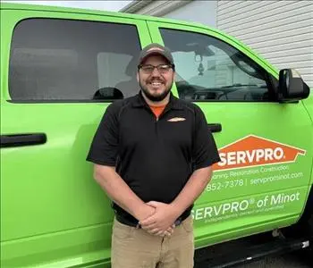 Mike Gregoire, team member at SERVPRO of Minot