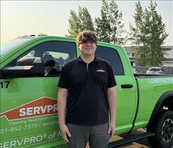 Jacob Rogers, team member at SERVPRO of Minot