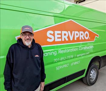 Mark Krueger, team member at SERVPRO of Minot