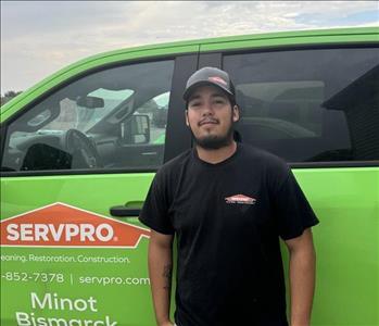 TJ DeCoteau, team member at SERVPRO of Minot