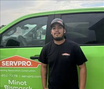 TJ DeCoteau, team member at SERVPRO of Minot