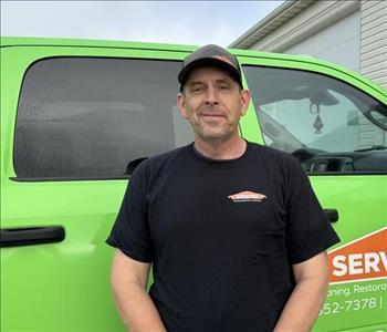 Travis Sorenson, team member at SERVPRO of Minot