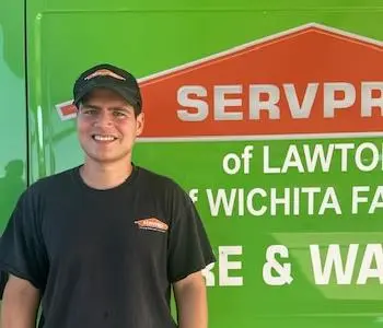 Jose Salas, team member at SERVPRO of Lawton