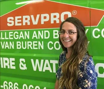 Laurie Hoekwater, team member at SERVPRO of Allegan / Barry County and SERVPRO of Southern Holland & Van Buren County