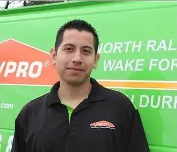 Juan, team member at SERVPRO of Cary