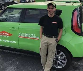 Johnathon Hallock, team member at SERVPRO of North Clay County / Oakleaf / North Middleburg