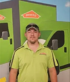 Jordan Fedderson, team member at SERVPRO of Davenport / Bettendorf