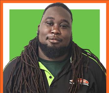 Derrion Chatman, team member at SERVPRO of East Memphis