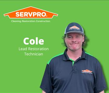 Cole, team member at SERVPRO of South Fleming Island / North Bradford County