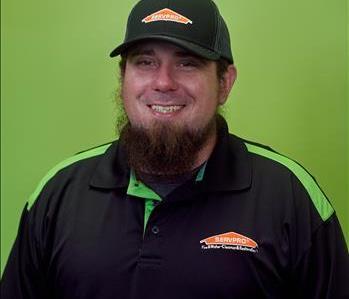 Travis Cutting, team member at SERVPRO of Bay County