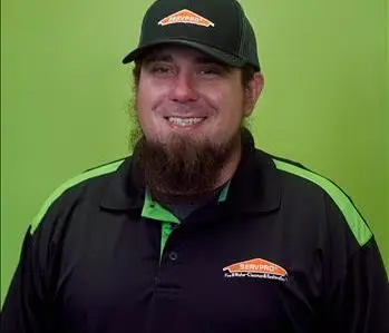 Travis Cutting, team member at SERVPRO of Bay County