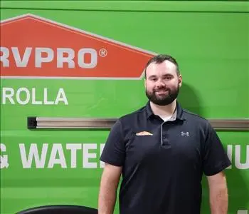 Dalton Crum, team member at SERVPRO of Rolla