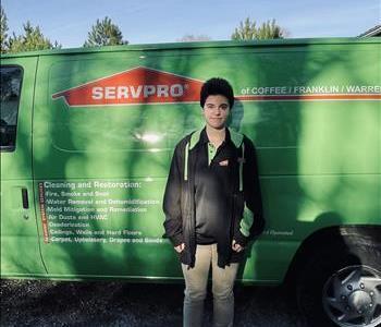 Gia, team member at SERVPRO of Coffee, Franklin, Warren Counties