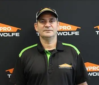 Wuilly Mendez, team member at SERVPRO of Collinsville, Troy, Alton, Edwardsville, Granite City, Belleville, O'Fallon
