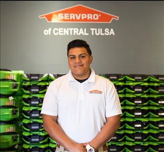 Jonathan Ramirez, team member at SERVPRO of Central Tulsa