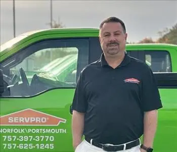 Chad Young, team member at SERVPRO of Chesapeake, Portsmouth, Norfolk West, and Hampton North