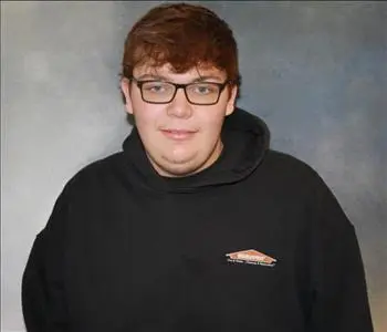 Mason Boersma, team member at SERVPRO of Limestone and Lawrence Counties, Decatur