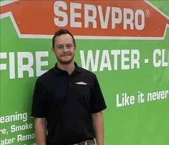 Blake Olinger, team member at SERVPRO of Decatur