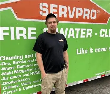 Adam Couturier, team member at SERVPRO of Decatur