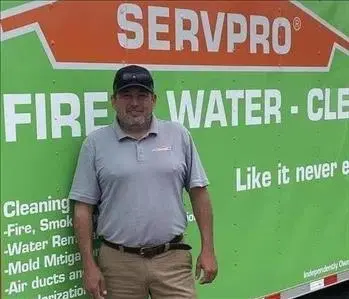 Brandon Chaney, team member at SERVPRO of Decatur