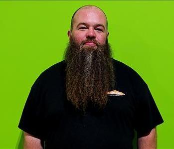 Justin Woosley, team member at SERVPRO of Greenville