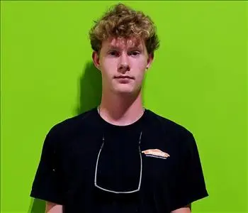 Keegan Welch, team member at SERVPRO of Greenville