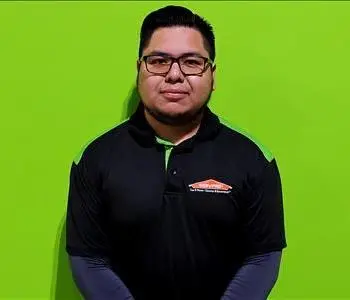 Eduardo Rojo, team member at SERVPRO of New Bern