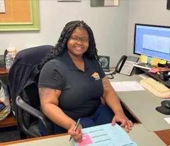 Caitlin Brockington, team member at SERVPRO of Huntington