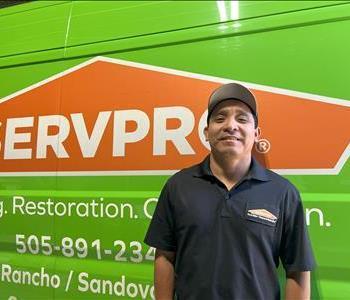 Miguel Godinez, team member at SERVPRO of South Albuquerque