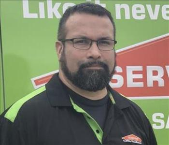 Mike Vela, team member at SERVPRO of La Vernia, Pleasanton
