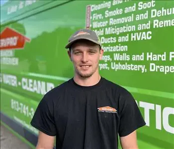 Ben Rogers, team member at SERVPRO of Central Bloomingdale, Fish Hawk