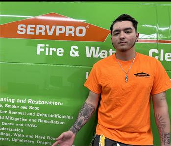 Danny Villalobos, team member at SERVPRO of Lombard / Addison