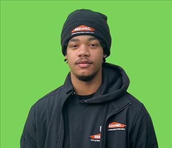 Shamar Coker, team member at SERVPRO of Burlington