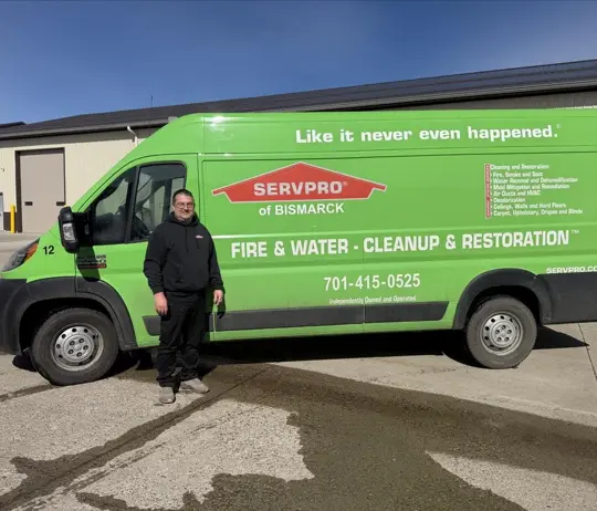 Mike Baesch, team member at SERVPRO of Bismarck