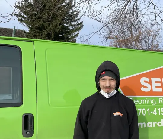 Brock DeCoteau, team member at SERVPRO of Bismarck