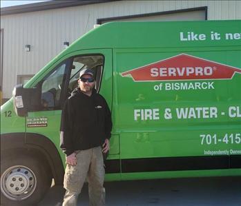 Sheldon Aarhus, team member at SERVPRO of Bismarck