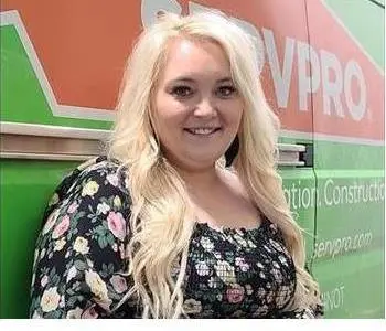 Lindsey Fleming, team member at SERVPRO of Bismarck