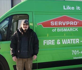 Parker Frenzel, team member at SERVPRO of Bismarck