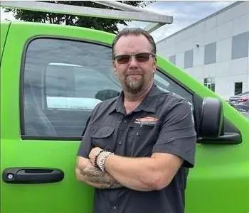 Chris Neff, team member at SERVPRO of Rockingham and Augusta Counties