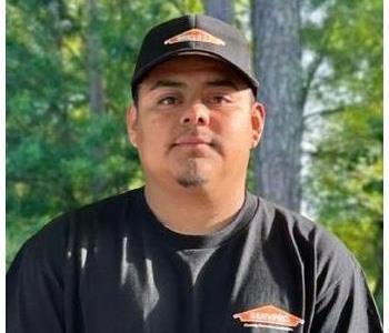 Jorge Morales, team member at SERVPRO of Athens