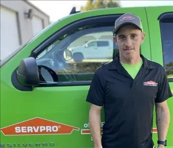 Josh Hampton, team member at SERVPRO of Farmington