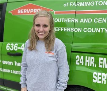 Selena Cole, team member at SERVPRO of Southern and Central Jefferson County