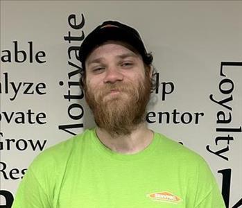 Dylan Burke, team member at SERVPRO of Rochester