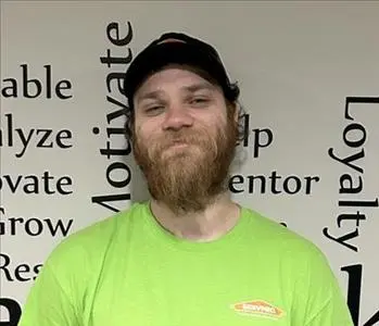 Dylan Burke, team member at SERVPRO of Rochester