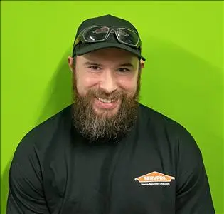 Zach Arce, team member at SERVPRO of North Kanawha and Teays Valley