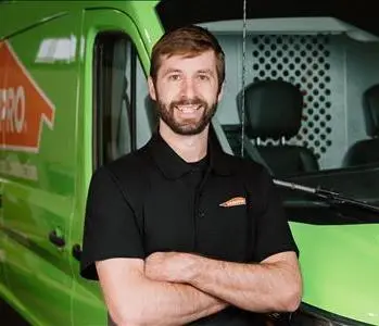 Tony Shilka Jr., team member at SERVPRO of NW Wisconsin Rapids, Marshfield
