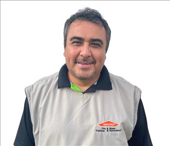 Carlos Orellana, team member at SERVPRO of Panhandle