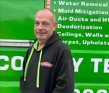 Dustin Bain, team member at SERVPRO of Pascagoula